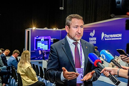 Николай Зенин, вице-президент, директор Новосибирского филиала «Ростелекома». Фото: ПАО «Ростелеком»